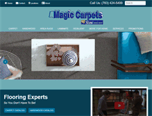 Tablet Screenshot of magiccarpets.biz